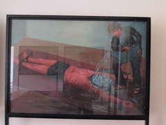 Painting of water torture