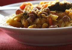 lentil & vegetable tagine with cous cous