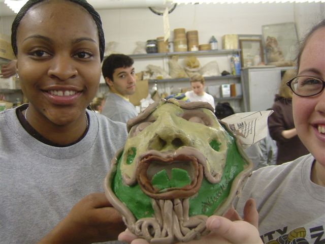 mimi students making masks 058