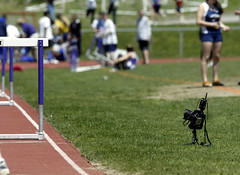 Floor remote for Track & Field. May 2007.