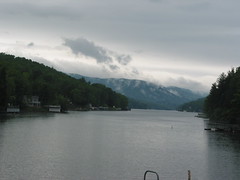 Lake Lure from Larkins Grill