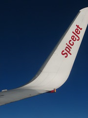 SpiceJet are one of the new low-fares airlines in India. [IMG_0950]