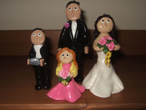 Wedding Cake Toppers in Fimo 8th February 2007