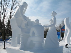 Winterlude snow sculpture