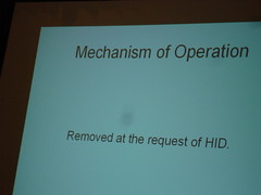 Paget's slide referencing HID request