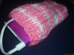 iPod sock - pink