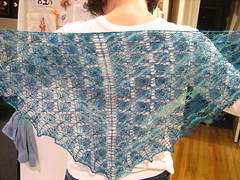 forest canopy shoulder shawl