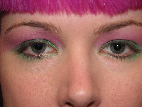 pink eye and makeup. Pink Eye makeup design