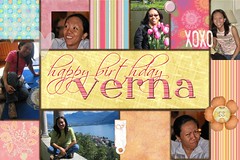 Verna's bday postcard, study 2