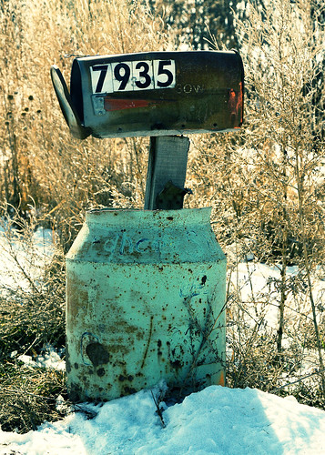Cross Processed Mailbox