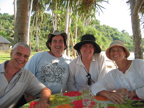 with Rod and Sue on rabbit island