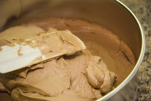 milk chocolate mousse layer