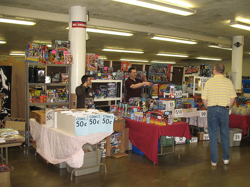 Columbus Toy Show 2007 - Our booth of stuff.