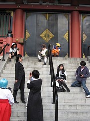 Cosplay Riff Raff at the Tokyo Temple by mikeleeorg