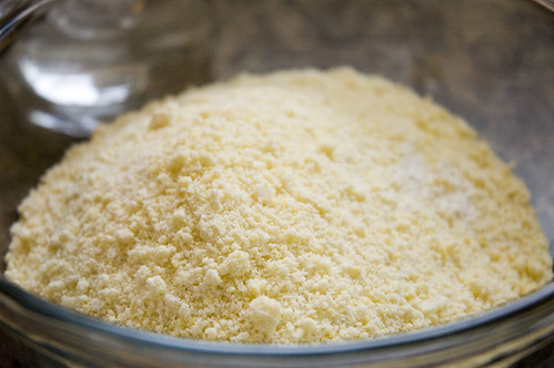 butter flour egg crumble