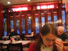 Eating at Applejacks Diner, Broadway... by rmcgervey, on Flickr