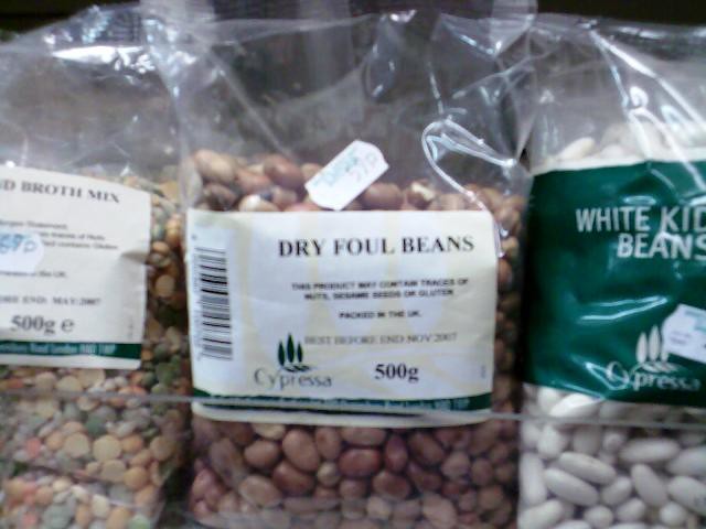 : dry foul beans