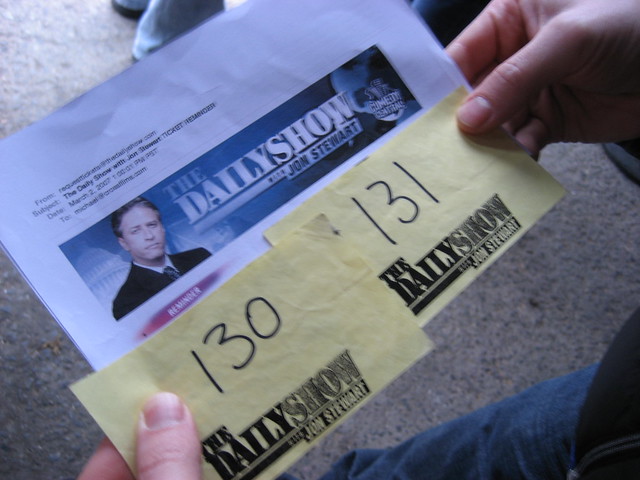 Tickets to Jon Stewart by Cooper: Photographer Cat