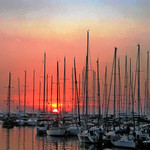 Sunset Kalamis Marina