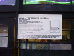 Large Zoning Notice Placard, Seattle