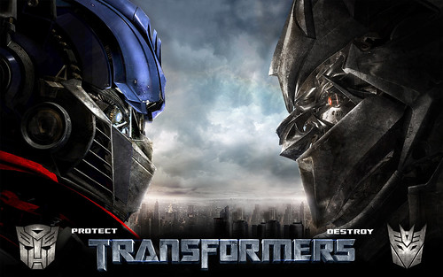 Poster oficial de Transformers la pelicula