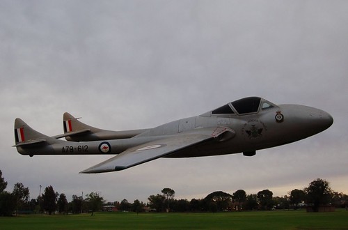 Warbird picture - Vampire &quot;City of Wagga Wagga&quot;