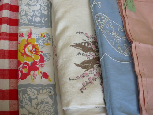 vintage tablecloths