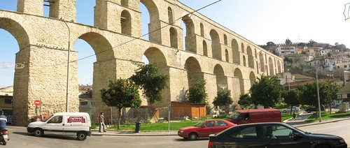 Aquaduct in Kavala, Greece