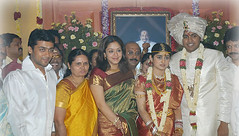 Surya Jyotika at wedding