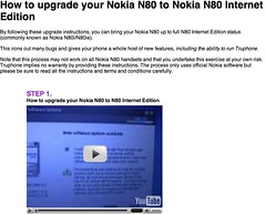 Get Truphone on your Nokia N80 (and upgrade to 'Internet Edition' status)