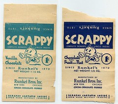 Scrappy candy wrapper