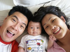 In bed with mom & dad