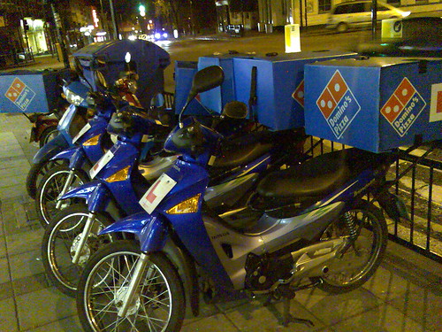 Domino's Pizza bikes