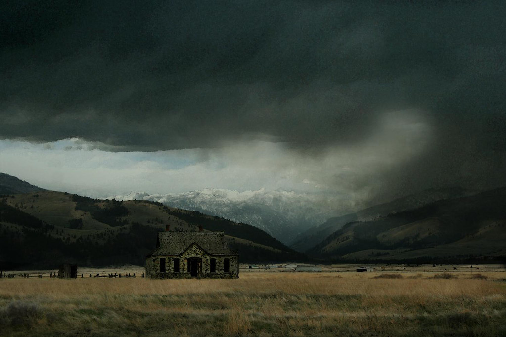 Landscape with Old Loneliness and Prairie Storm