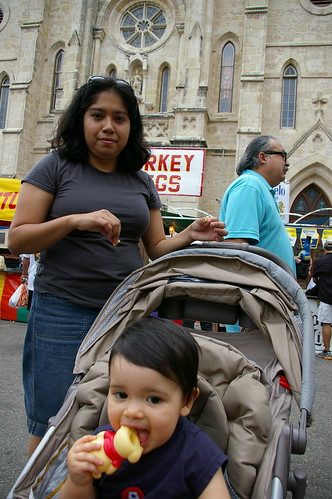 Rachel and Mama at Fiesta