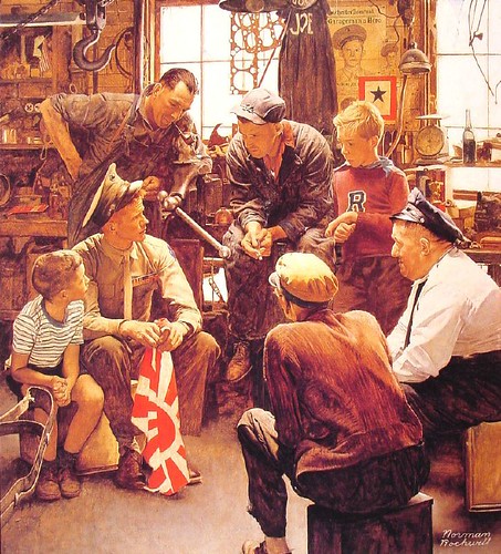 Norman Rockwell - Homecoming marine by qphat.
