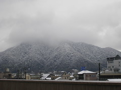 Kinka-zan in Snow and The Disappearance of Gifu Castle