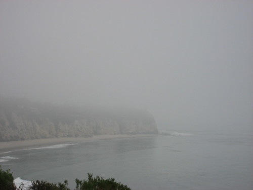 foggy morning at point dume