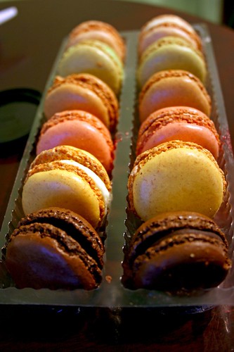 The macarons; unwrapped