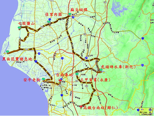 台南行路線圖