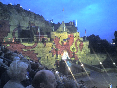 Edinburgh Castle With Lion Rampant