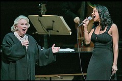 Barbara Cook and Audra McDonald together in a photo I swiped from the newspaper. (01/05/07)