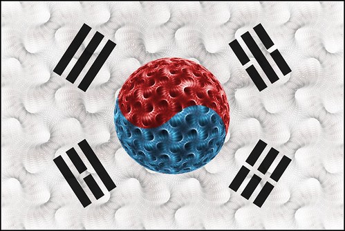 Korean  Flag -  Fractal Version