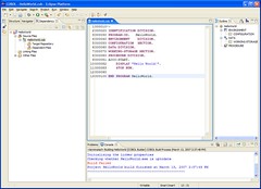 COBOL code in Eclipse editor
