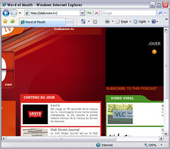 Page d'accueil de dailywom.tv