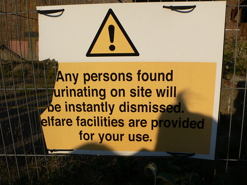 battersea warning sign