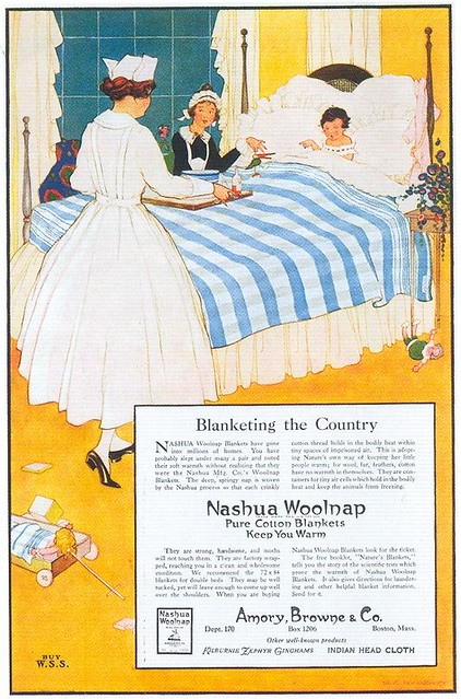 Marjory C. Woodbury, Nashua Woolnap Blankets, 1918