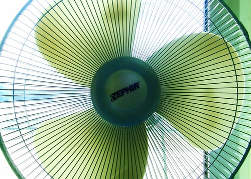 backlit fan
