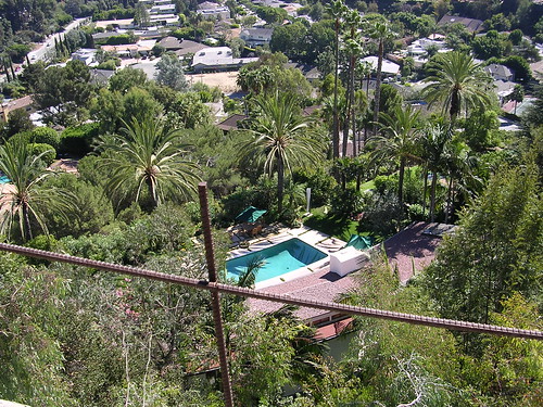 10050 Cielo Drive View from the edge