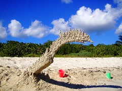 sand dinosaur/ secret beach #1 - by sandcastlematt